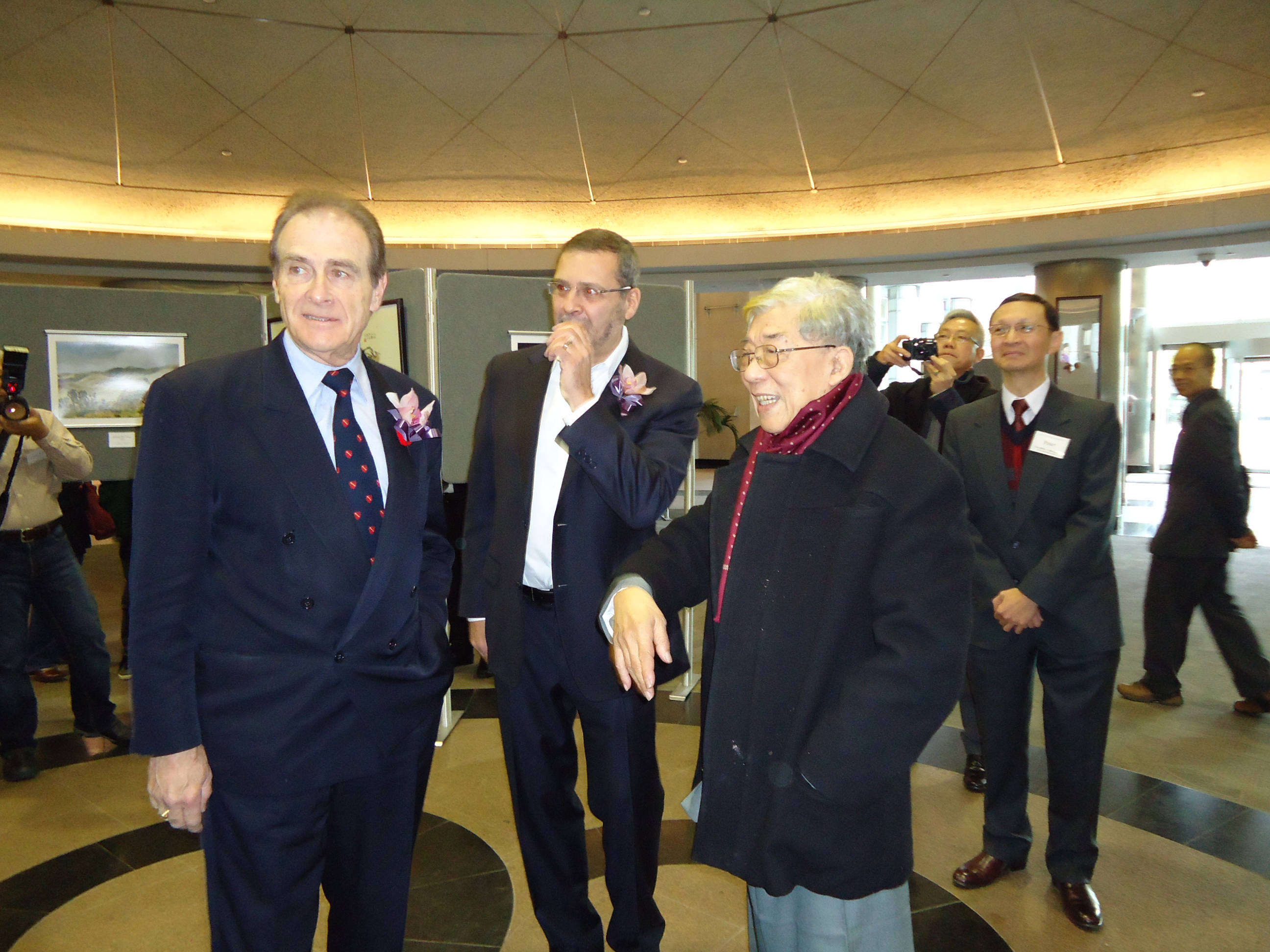 The Deputy Mayor, in conversation with Shein and Tam.